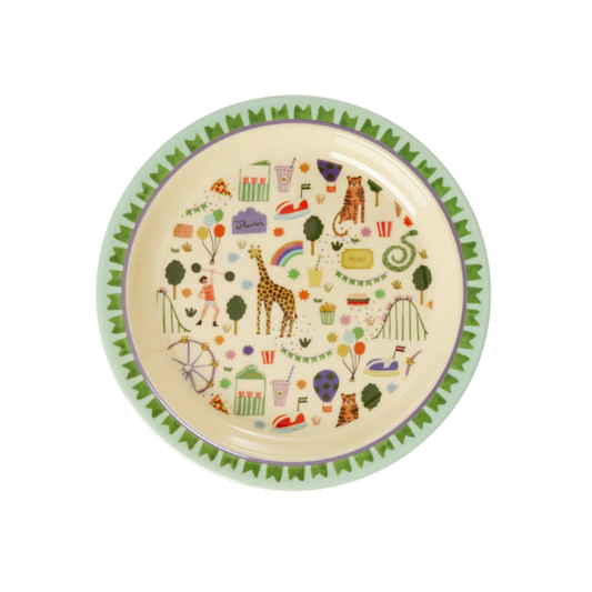 Fun Fair Melamine Kids Plate