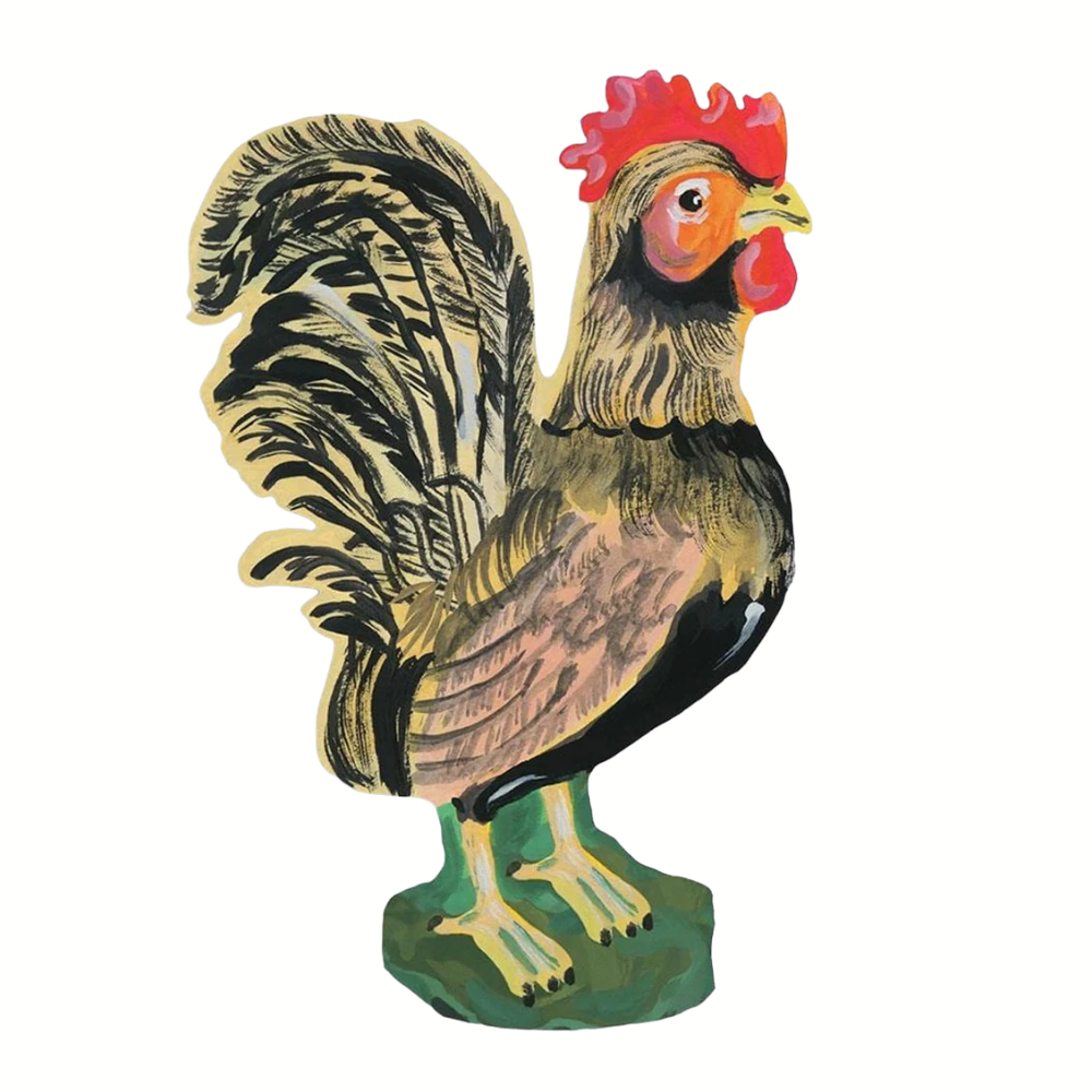 Farmyard Cockerel Serving Board