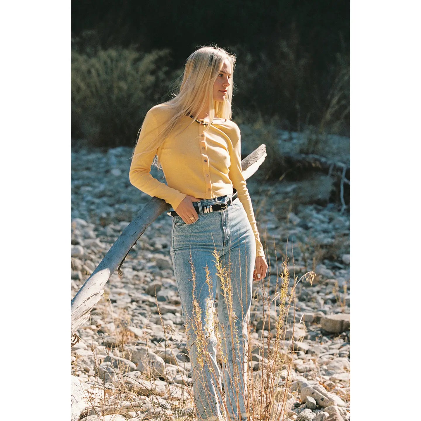 Organic Rib Cardigan