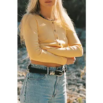 Organic Rib Cardigan