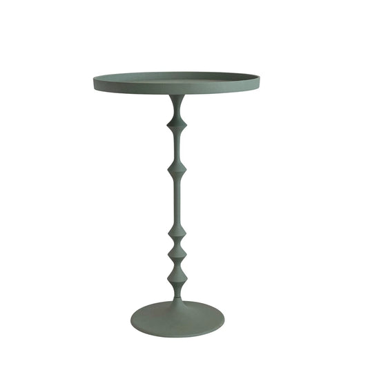 Sage Metal Pedestal Table