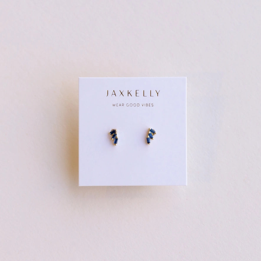 Offset Trio Stack Earrings