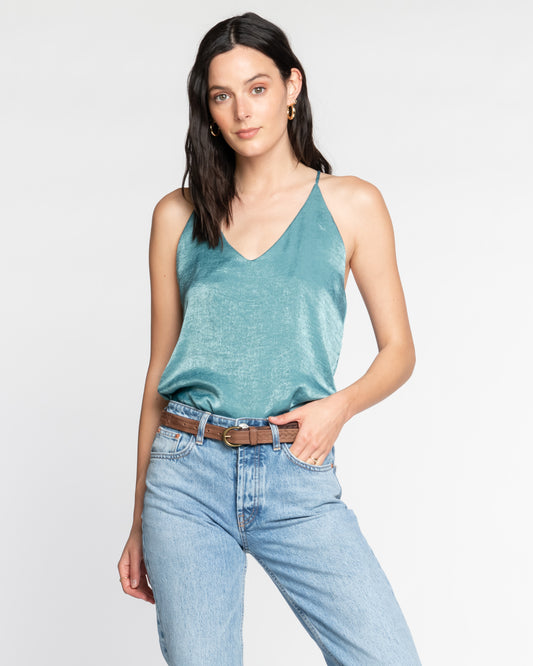 Chloe Shirred Back Camisole