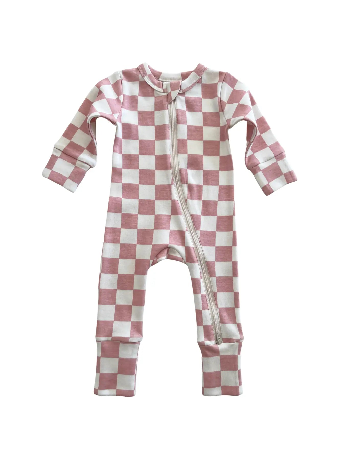 Organic Checkered Romper