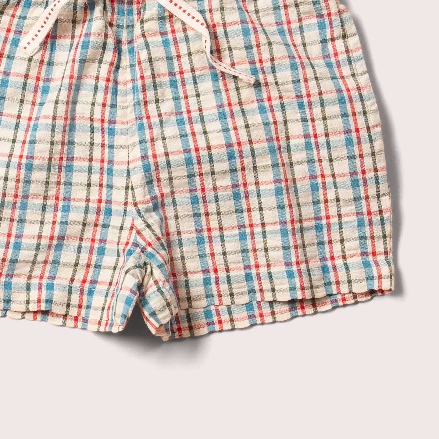 Checked Seersucker By the Sea Shorts