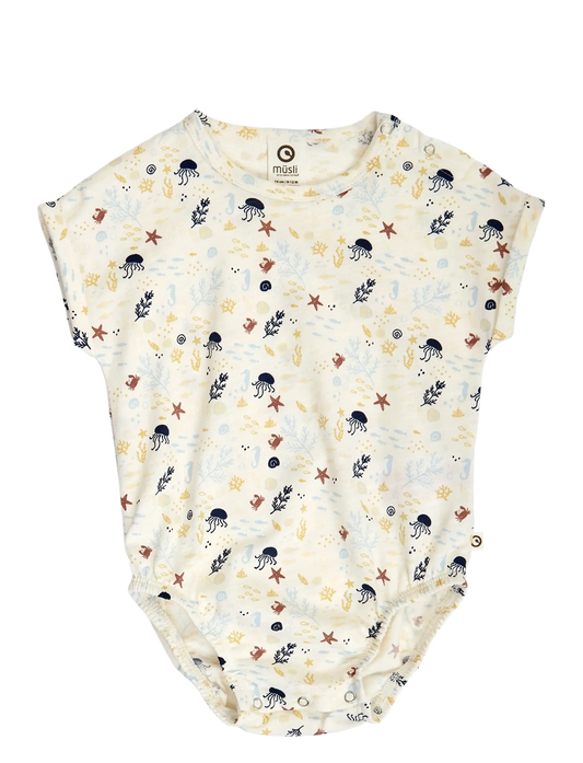 Shortsleeve Sea Bodysuit