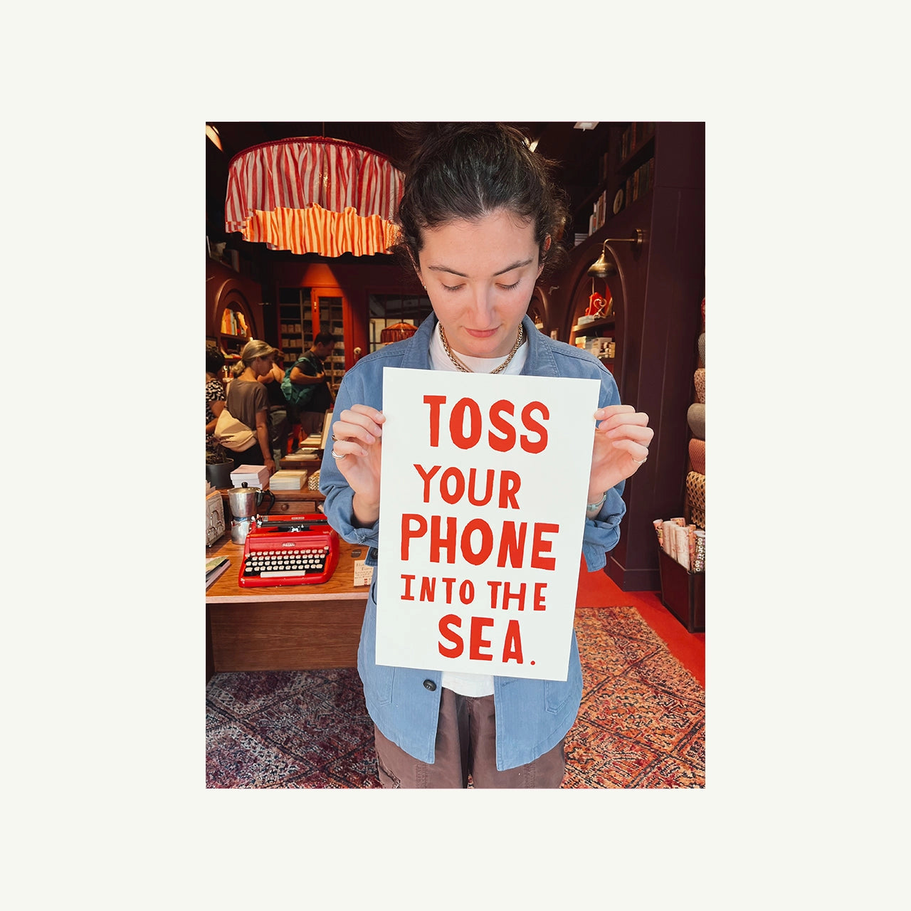 Toss Your Phone Into the Sea Poster