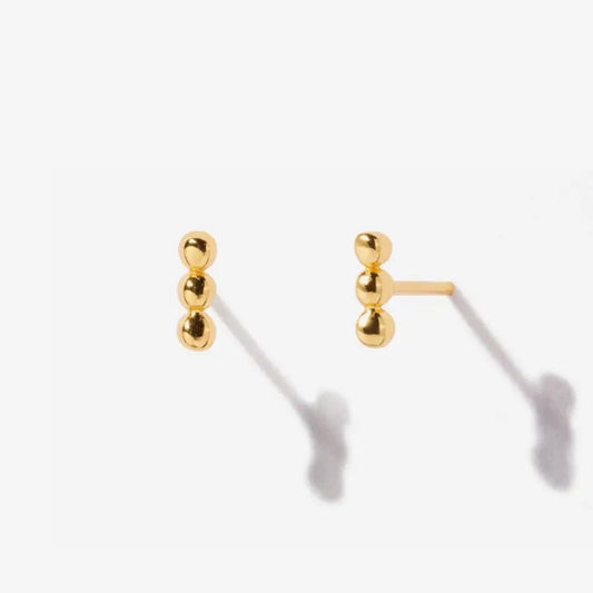 Tiny Triple Dot Bar Studs