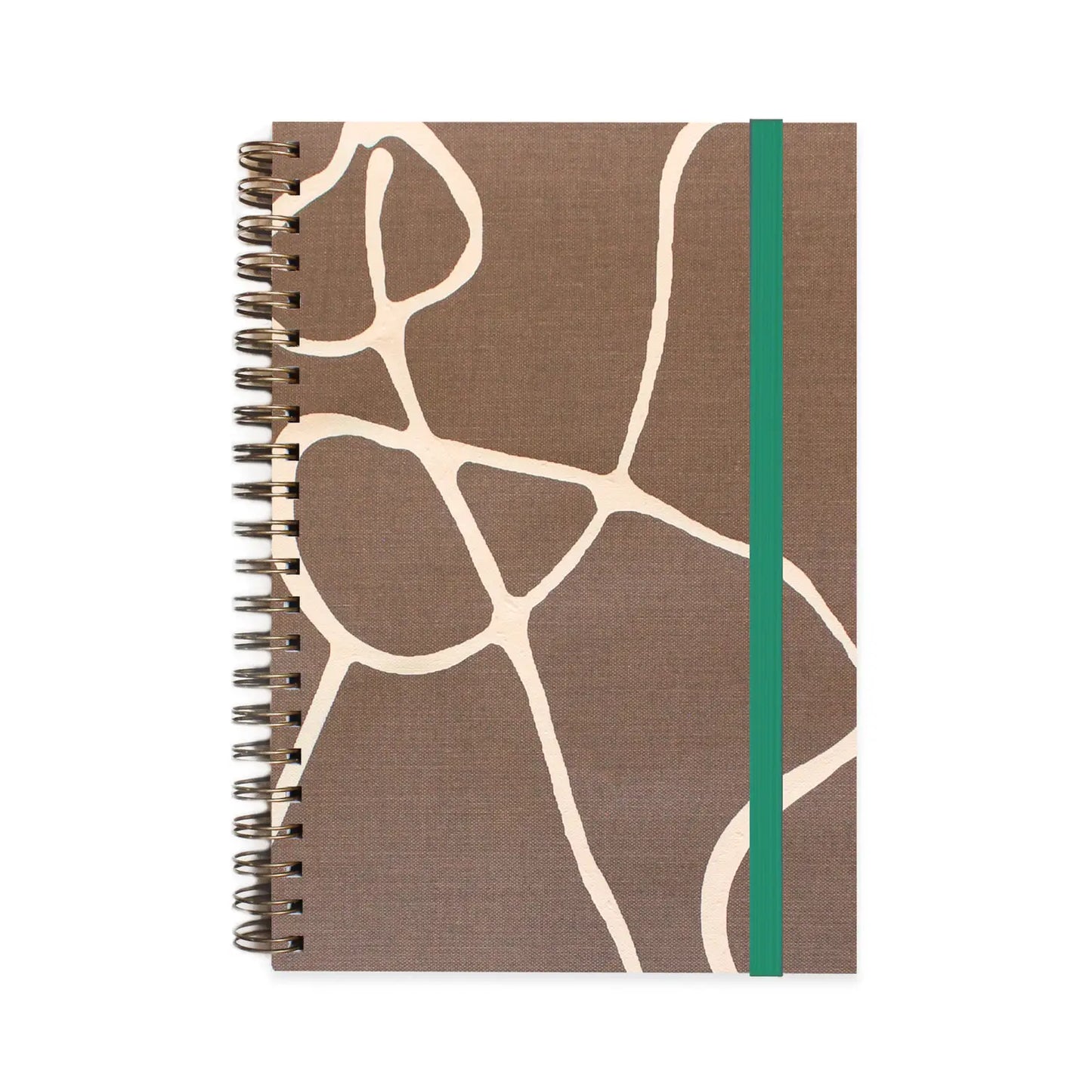 Hand Painted Ruled A5 Spiral Notebook