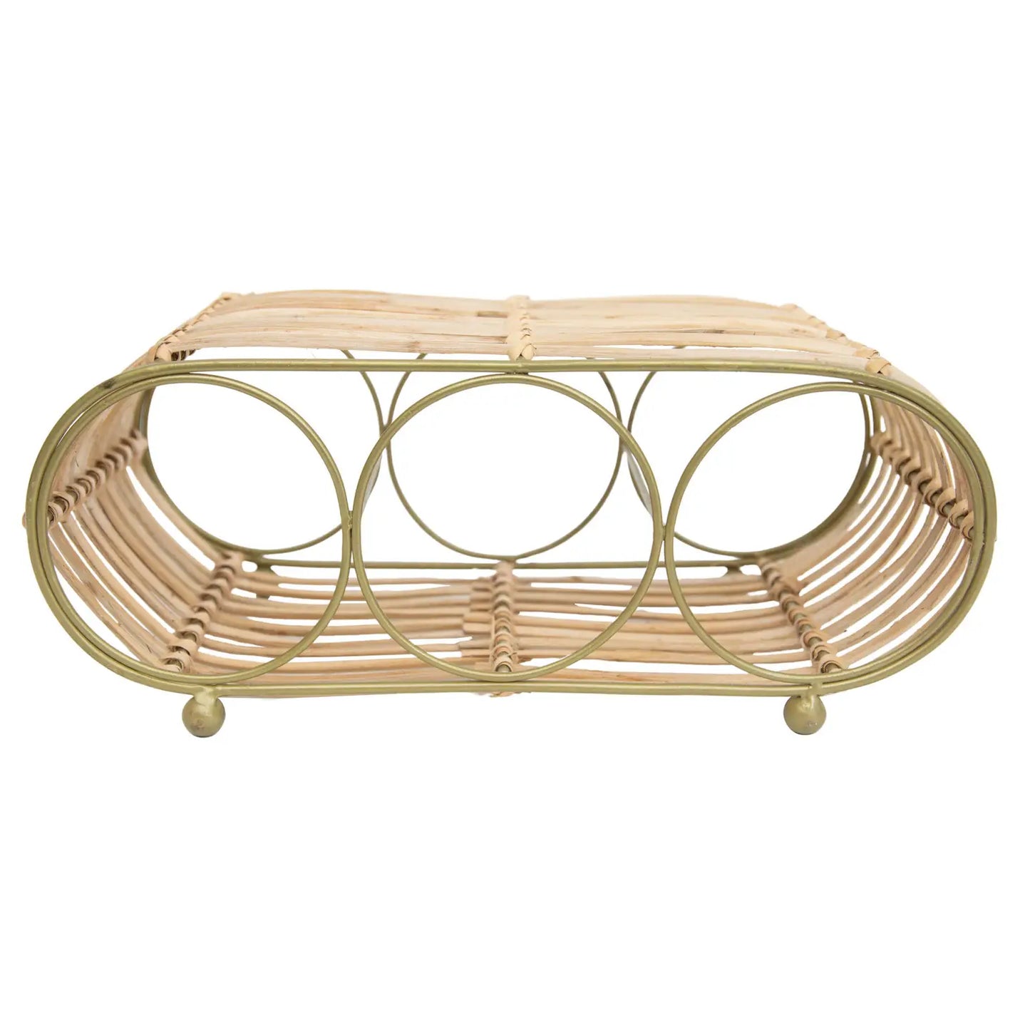 Auberon Rattan Wrap Wine Holder