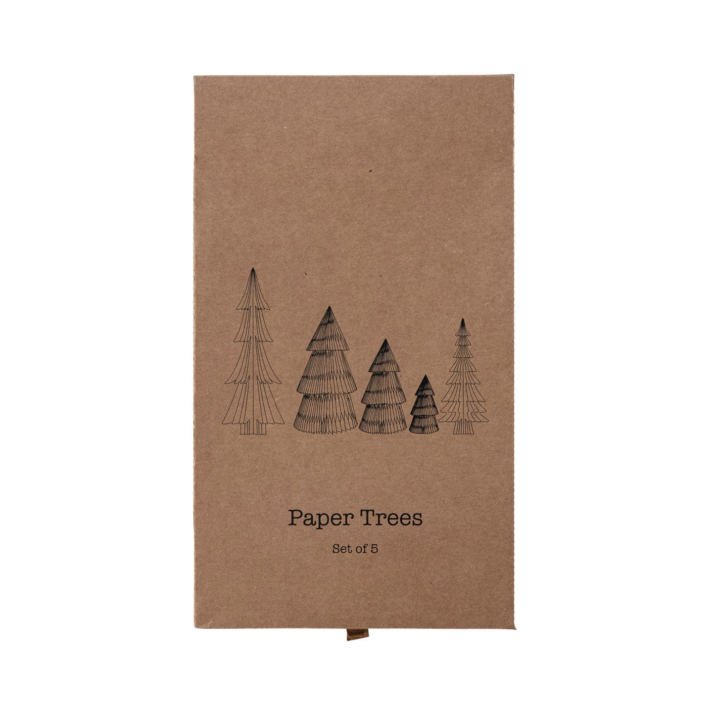 Paper Folding Honeycomb Trees w/ Gold Glitter