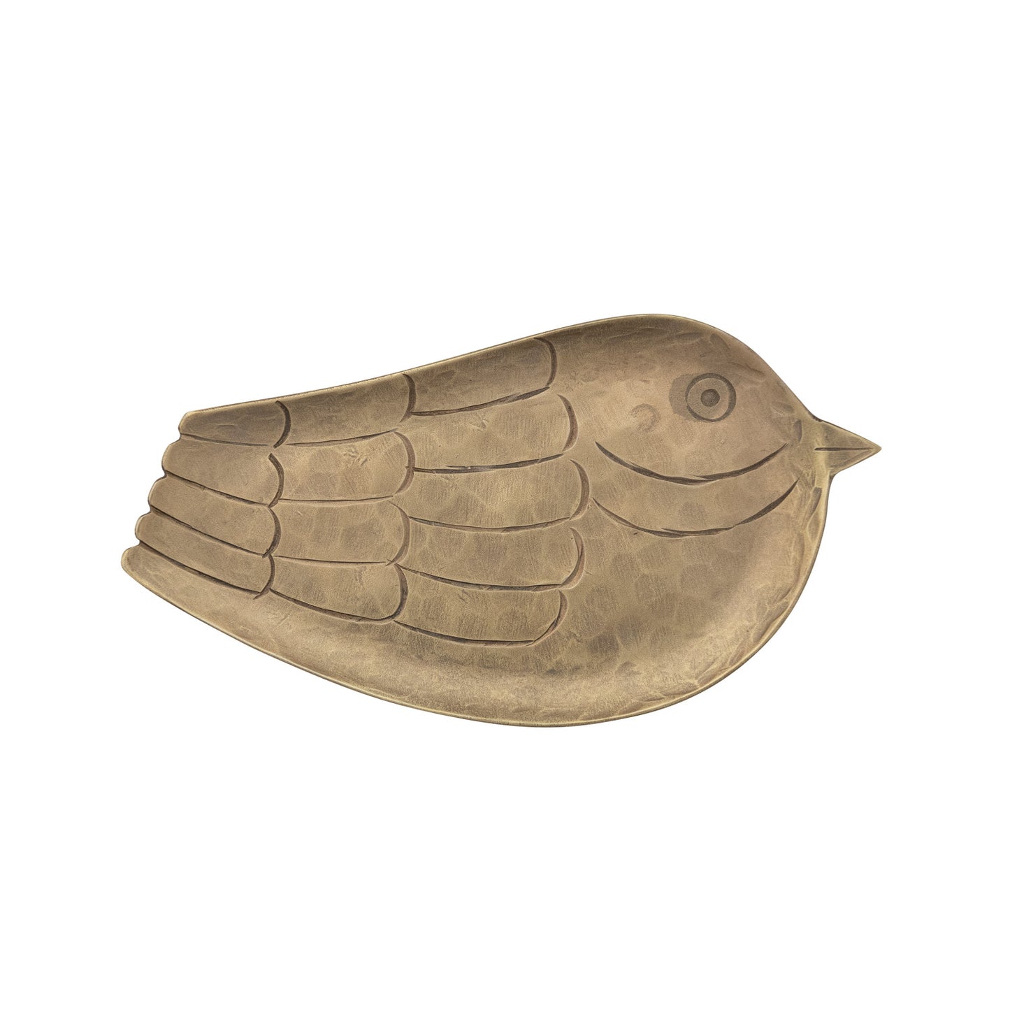 Hand-Forged Metal Bird Shaped Tray