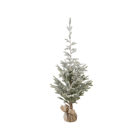 Faux Pine Tree in Burlap Sack