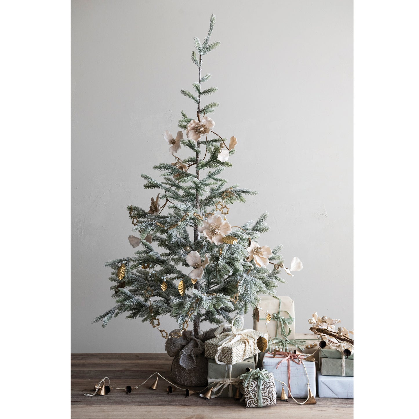 Faux Pine Tree in Burlap Sack