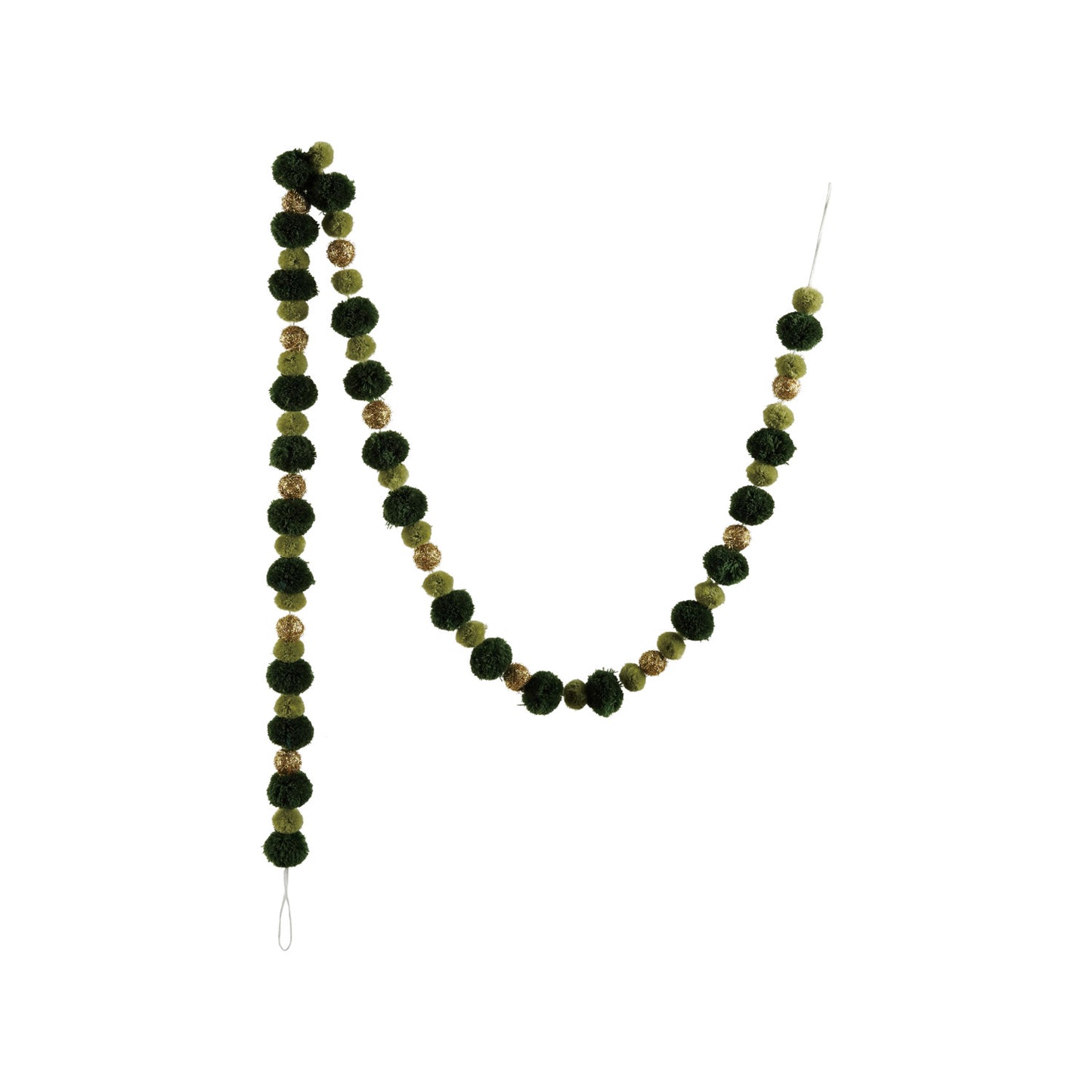 Fabric Pom Pom Garland