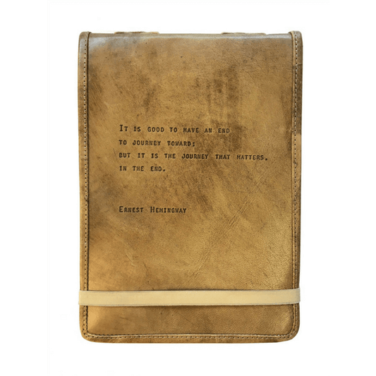 Leather Journal - Gold Leaf