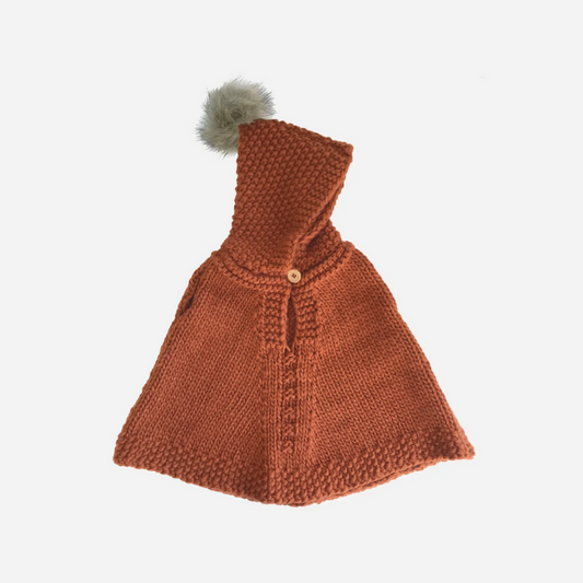 Poncho | Acrylic Hand Knit Kids Poncho