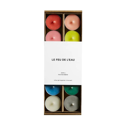 Rainbow Tea Light Candle Set