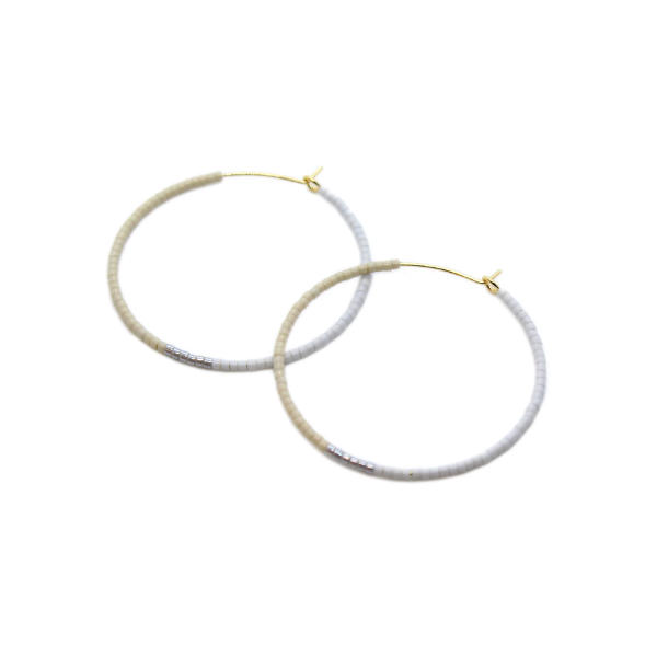 Large Color Field Hoops