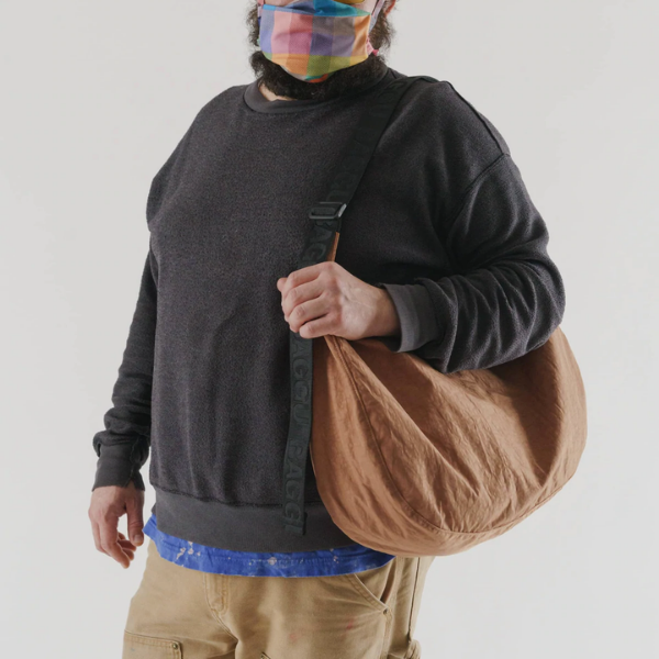 Large Nylon Crescent Bag