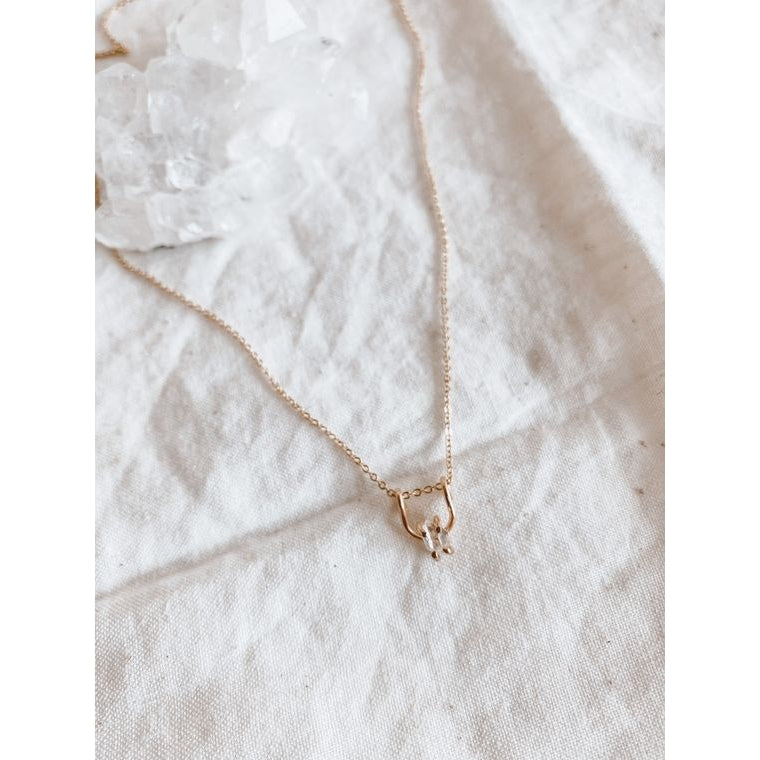 Minimalist U Necklace