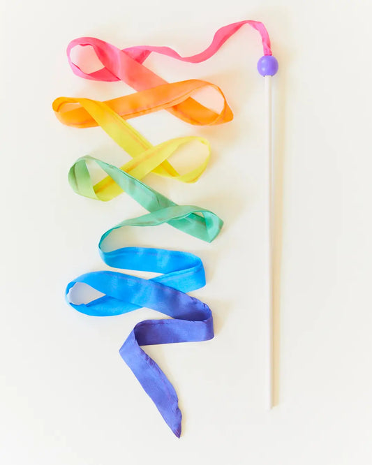 Rainbow Silk Streamer