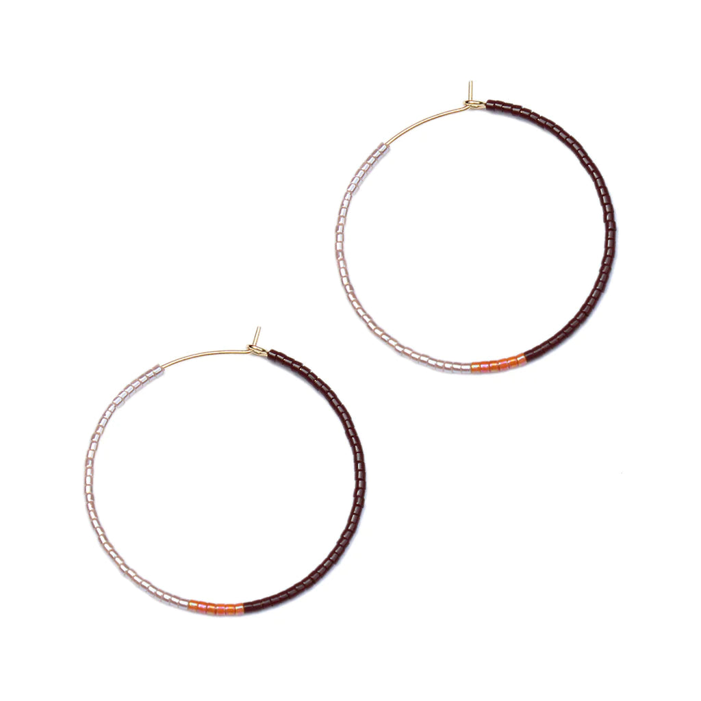 Large Color Field Hoops