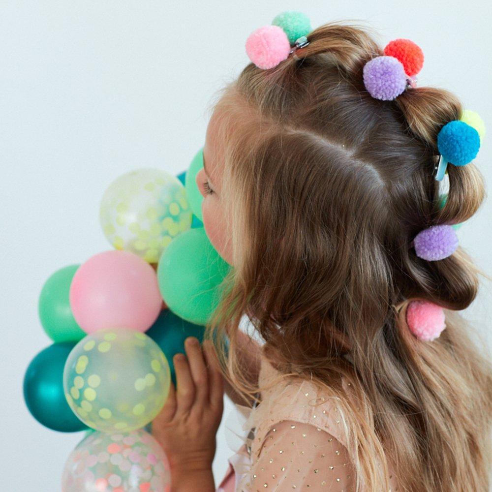 Pom Pom Unicorn Hair Clips