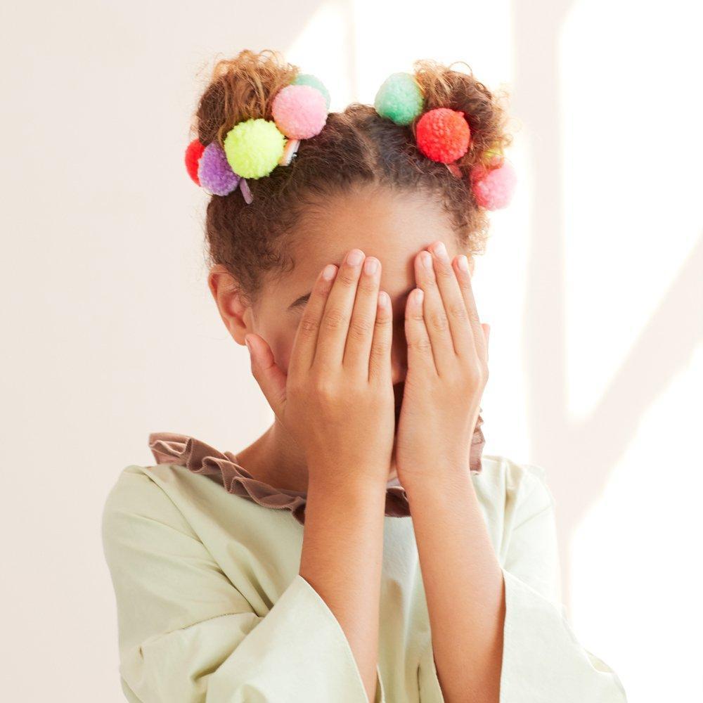 Pom Pom Unicorn Hair Clips