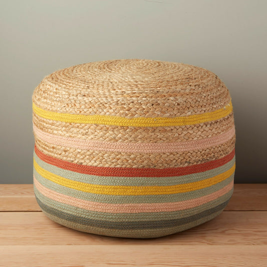 Noe Jute Pouf