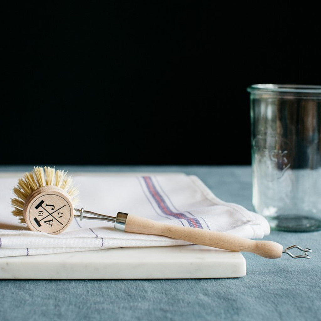 Handled Dish Brush - Gold Leaf