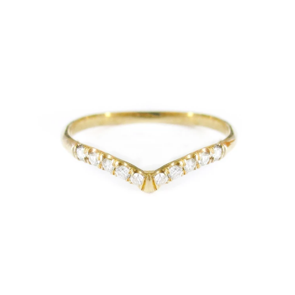 Mini Beak Diamond Ring