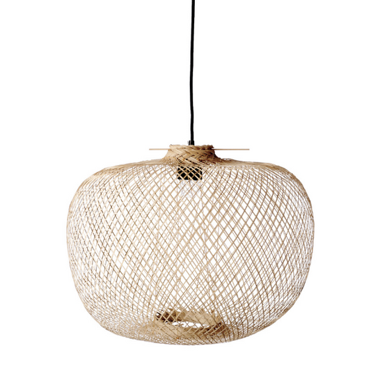 Hand-Woven Bamboo Pendant Lamp