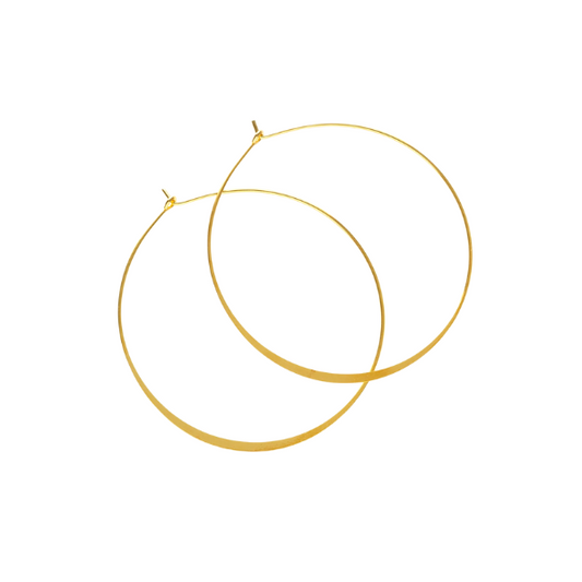 Classic Gold Hoops