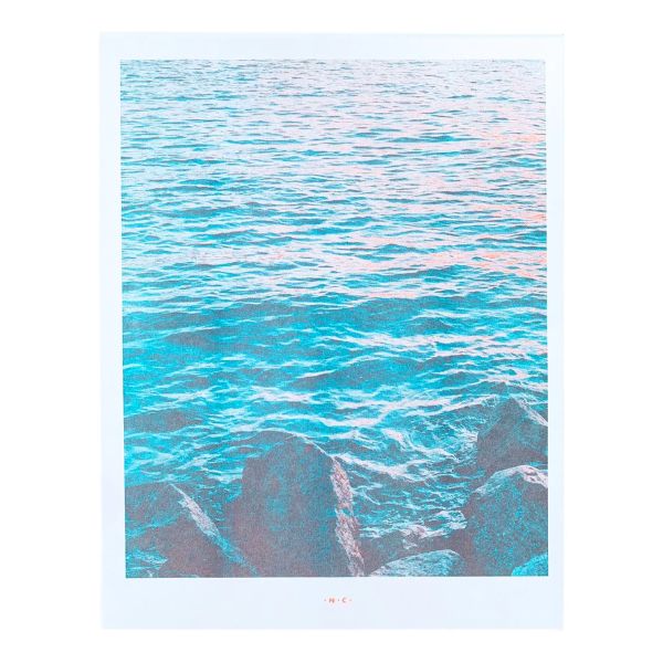 River Sunset Art Print