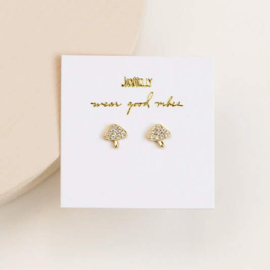 Pave Studs - Mushroom