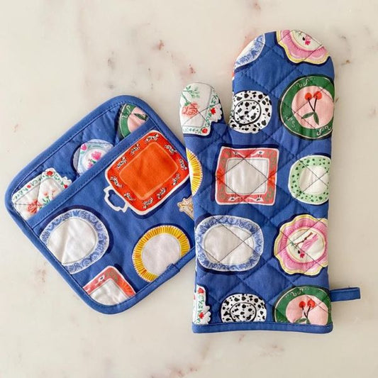 Idlewild Oven Mitt & Pot Holder Set