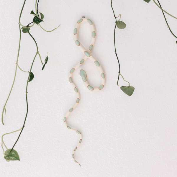 Ceramic Wall Snake