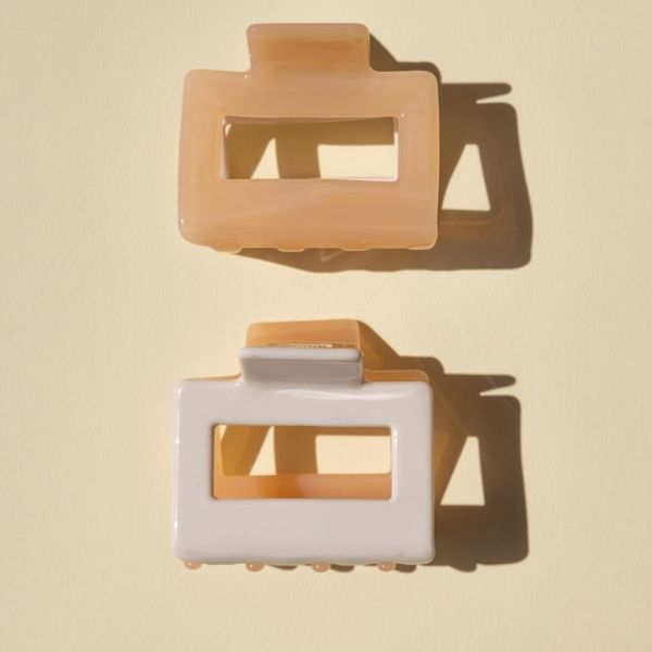 Two Tone Claw Clips