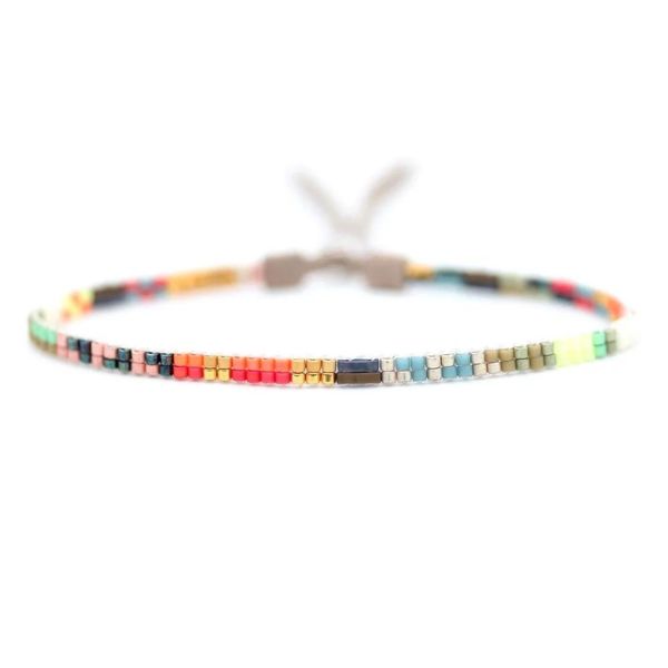 Thin Beaded Bracelet