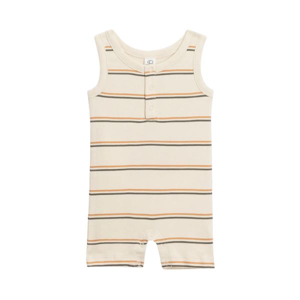 Nile Romper - Zane Stripe