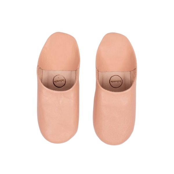 Ballet Pink, Moroccan Babouche Slippers