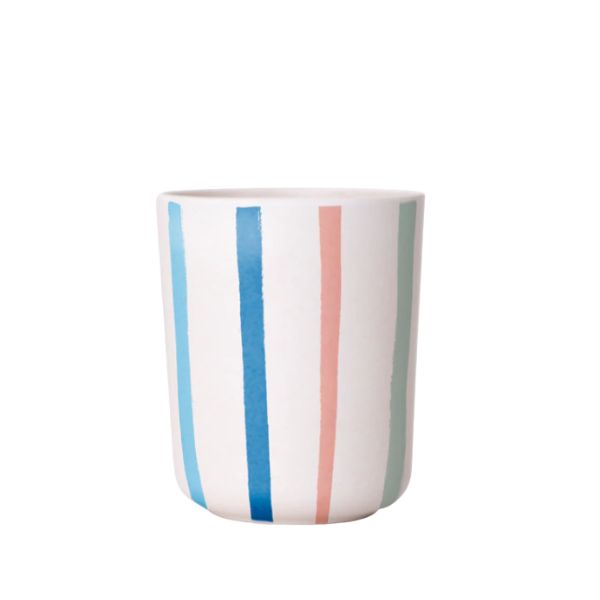 Bright Stripe Reusable Cups (Set of 6)