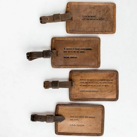 Leather Luggage Tag