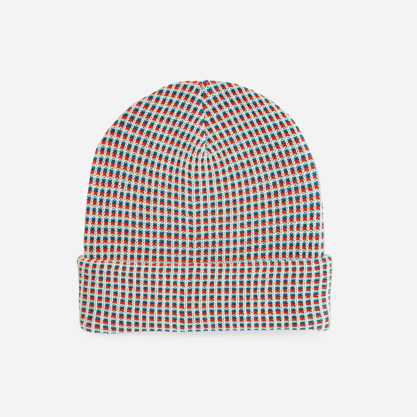 Grid Rib Knit Beanie