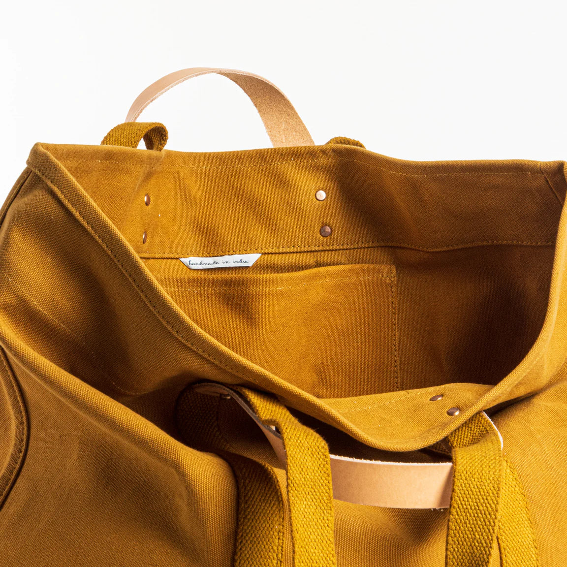 East-West Tote, Mustard Seed