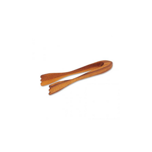 Teak Mini Tongs