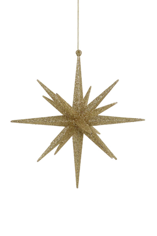 Gold Starburst Ornament