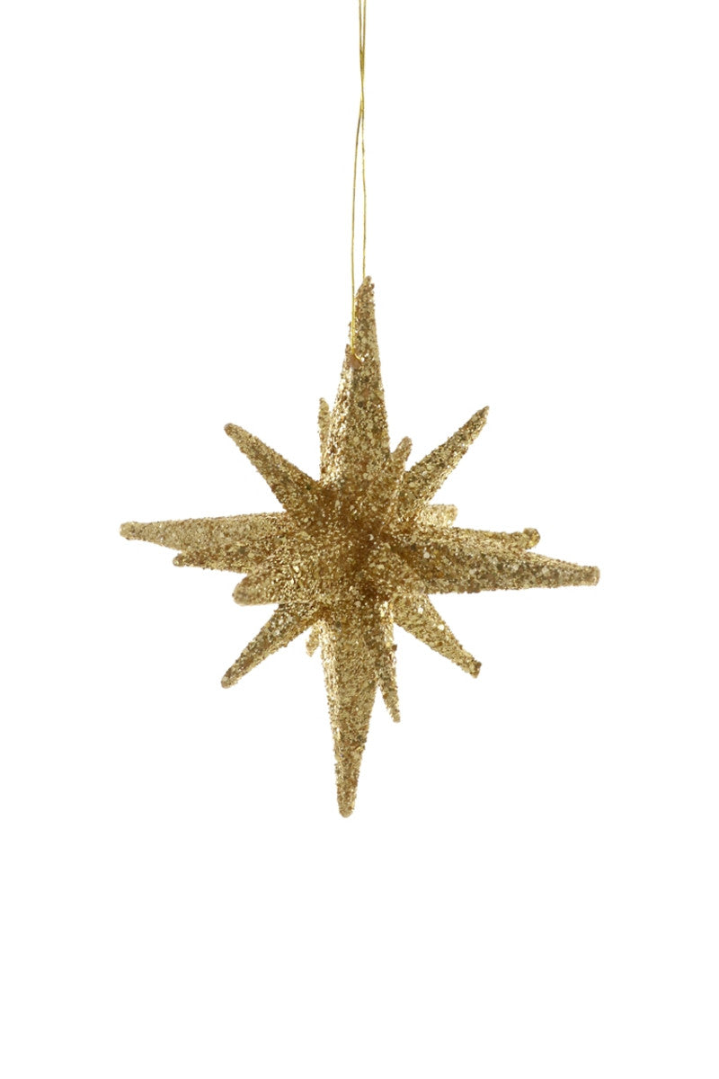 Gold Starburst Ornament