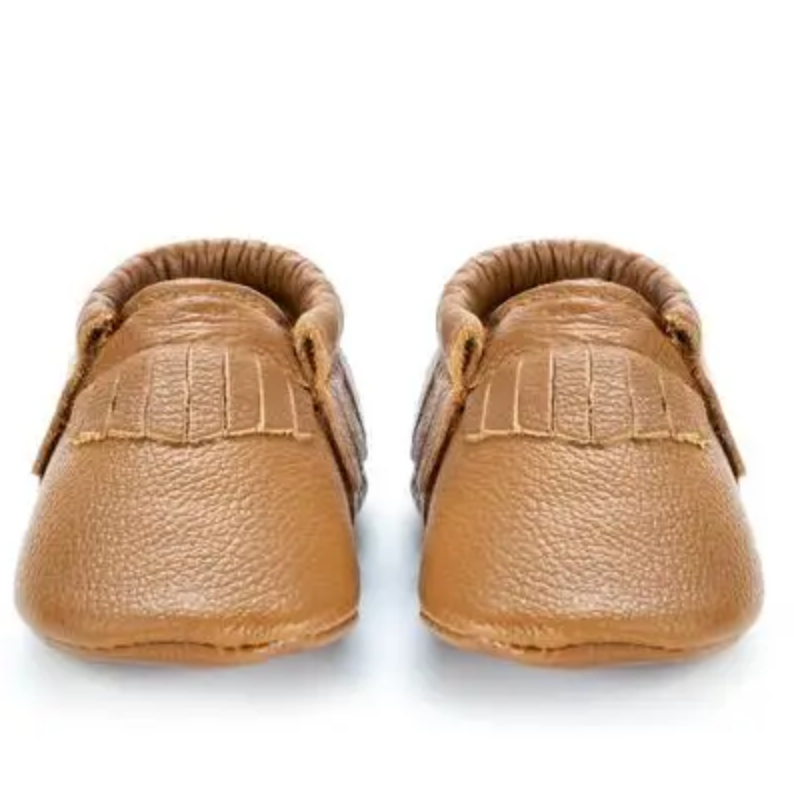 Classic Brown Baby Moccasins